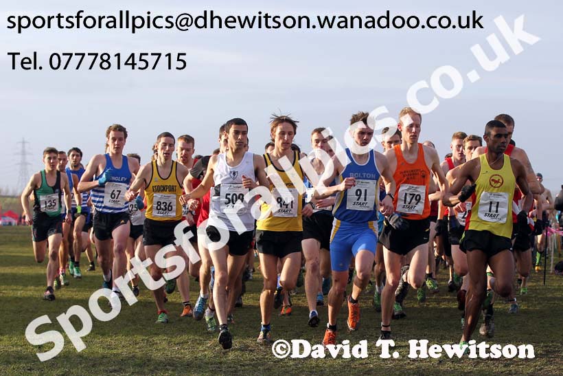 Senior mens Northern Cross Country  Championships, Pontefract. Photo: David T. Hewitson/Sports for All Pics